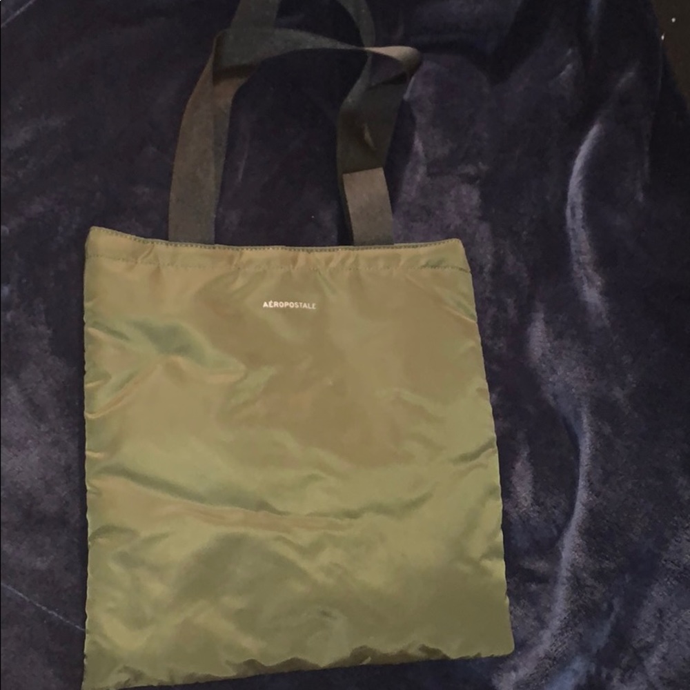 AEROPOSTLE Logo tote bag (HUNTER GREEN)